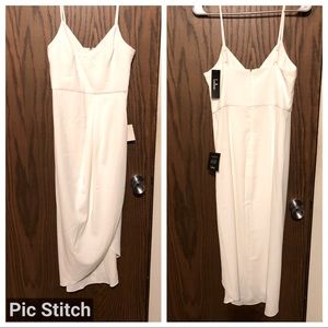 Lulus white cocktail dress